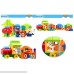 Learning Train Building Set Learning Train Building Blocks Set 50 Pieces 1 2 3 Number Train Early Educational Gift Toys Building Preschool Toy Alphabet Letter Building Blocks Preschool Toy B07MQCMQYY